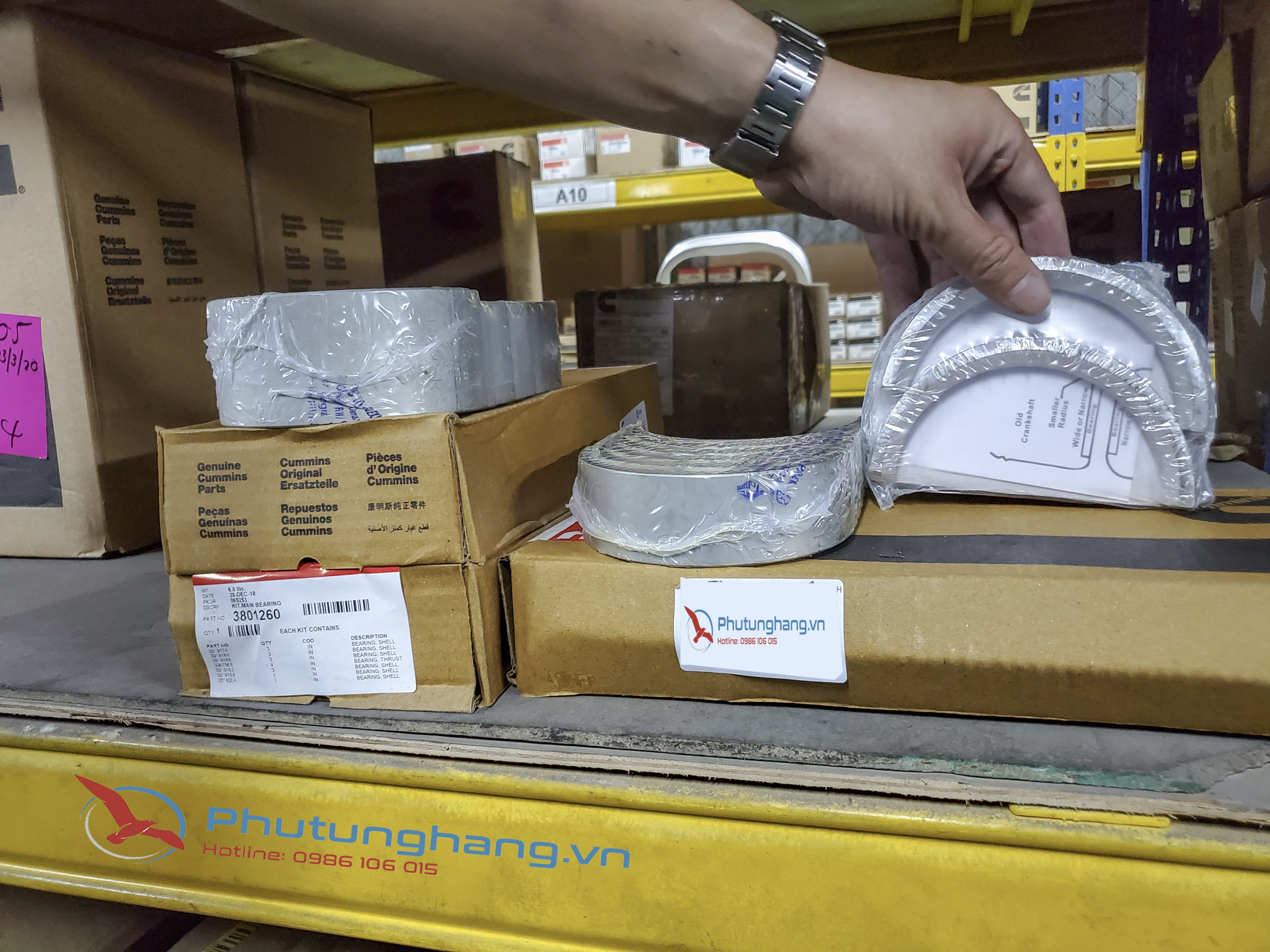 Phụ tùng máy thủy Cummins N14 chính hãng