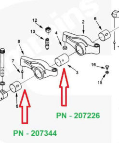 Bạc lót cò mổ K19 K38 K50 - Ảnh 3